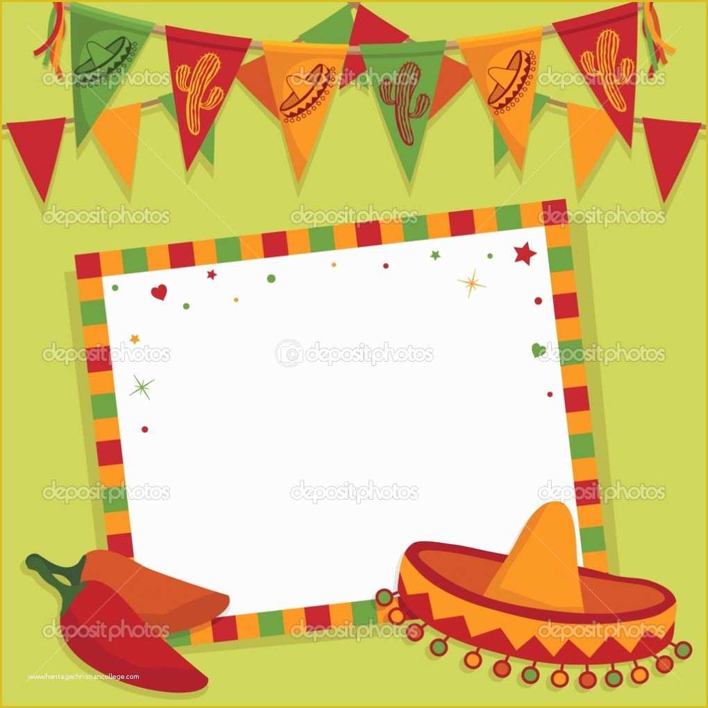 Fiesta Invitations Templates Free Of Mexican Fiesta Invitation Templates Free