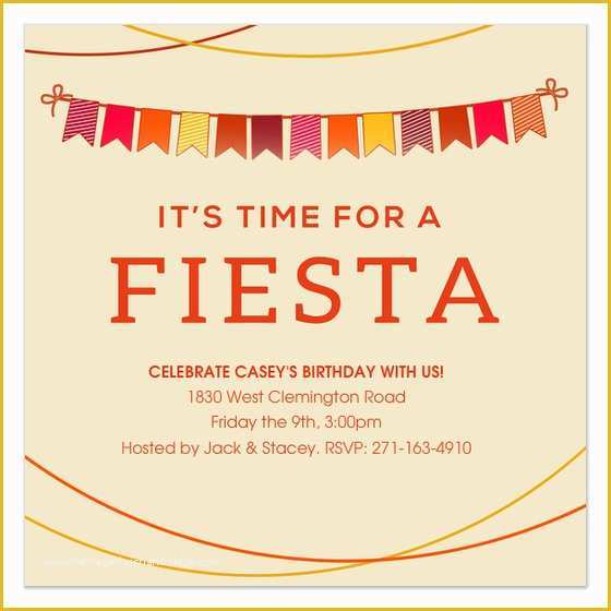 Fiesta Invitations Templates Free Of Time for A Fiesta Invitations & Cards On Pingg