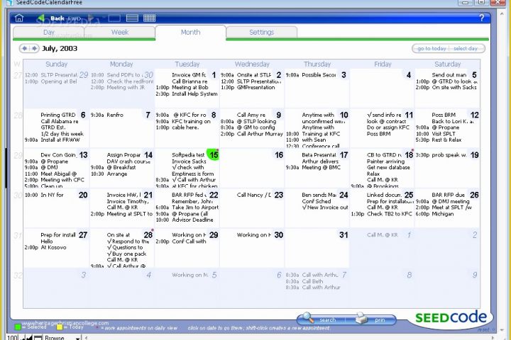 Filemaker Calendar Template Free Of Download Seedcode Calendar Free