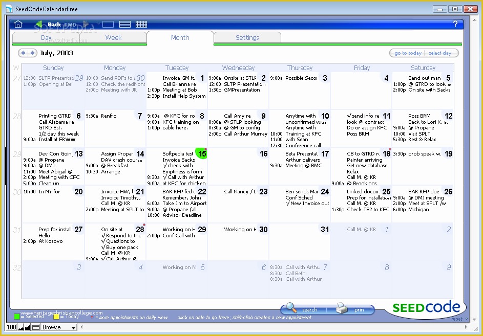 Filemaker Calendar Template Free Of Download Seedcode Calendar Free