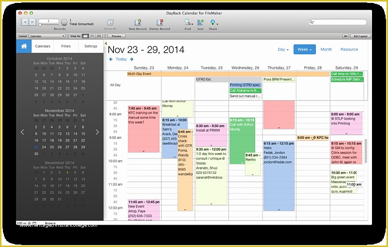 Filemaker Calendar Template Free Of Seedcode Calendars Templates and Apps for Filemaker Pro