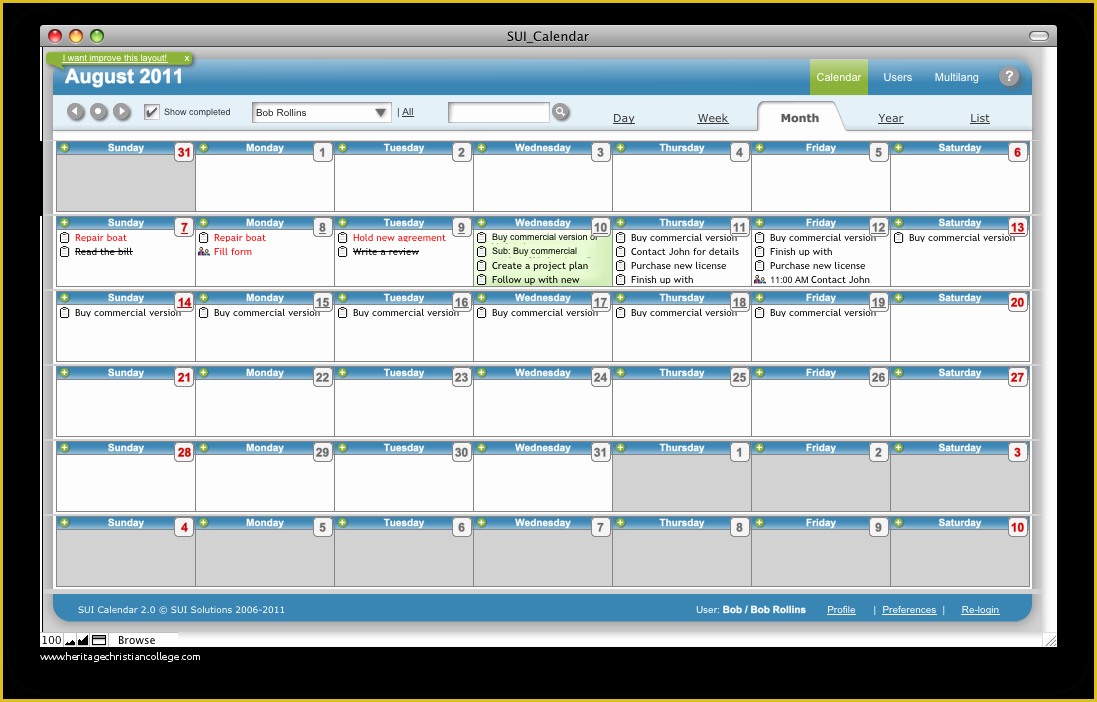 Filemaker Calendar Template Free Of Sui Calendar Sui solutions Filemaker Templates