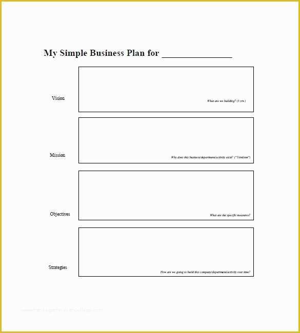 Fill In the Blank Business Plan Template Free Of Fill In the Blanks Business Plan Template Pdf