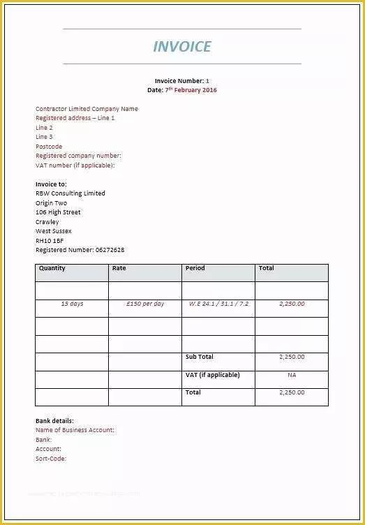 Fill In the Blank Invoice Template Free Of Free Mercial Invoice Template Excel Word Doc Fill In