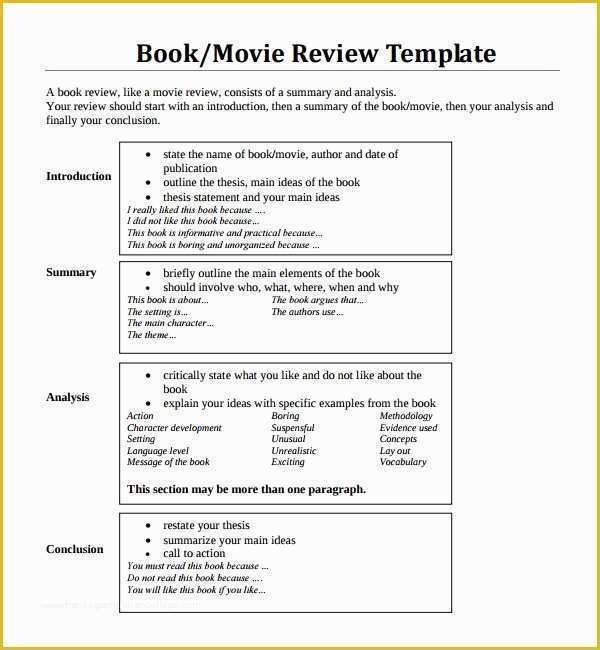 Film Business Plan Template Free Download Of 9 Review Templates