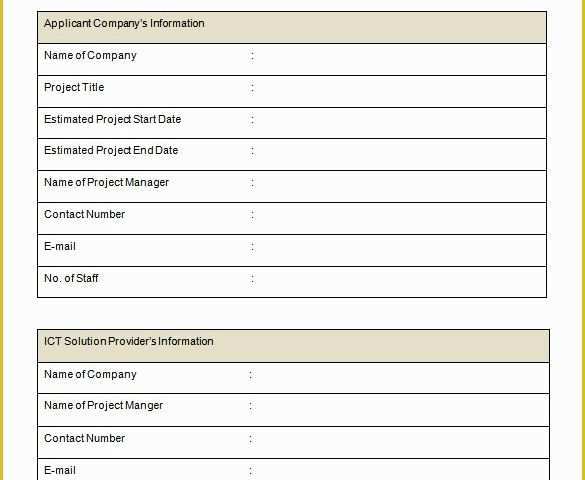 Film Business Plan Template Free Download Of Free Proposal Template
