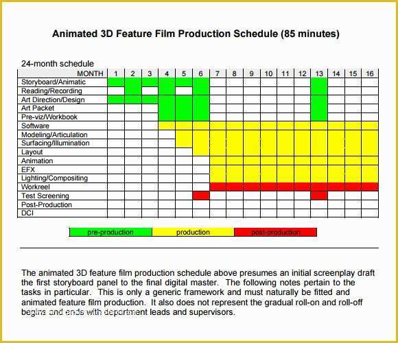 Film Business Plan Template Free Download Of Sample Shooting Schedule 12 Documents In Pdf Word Excel