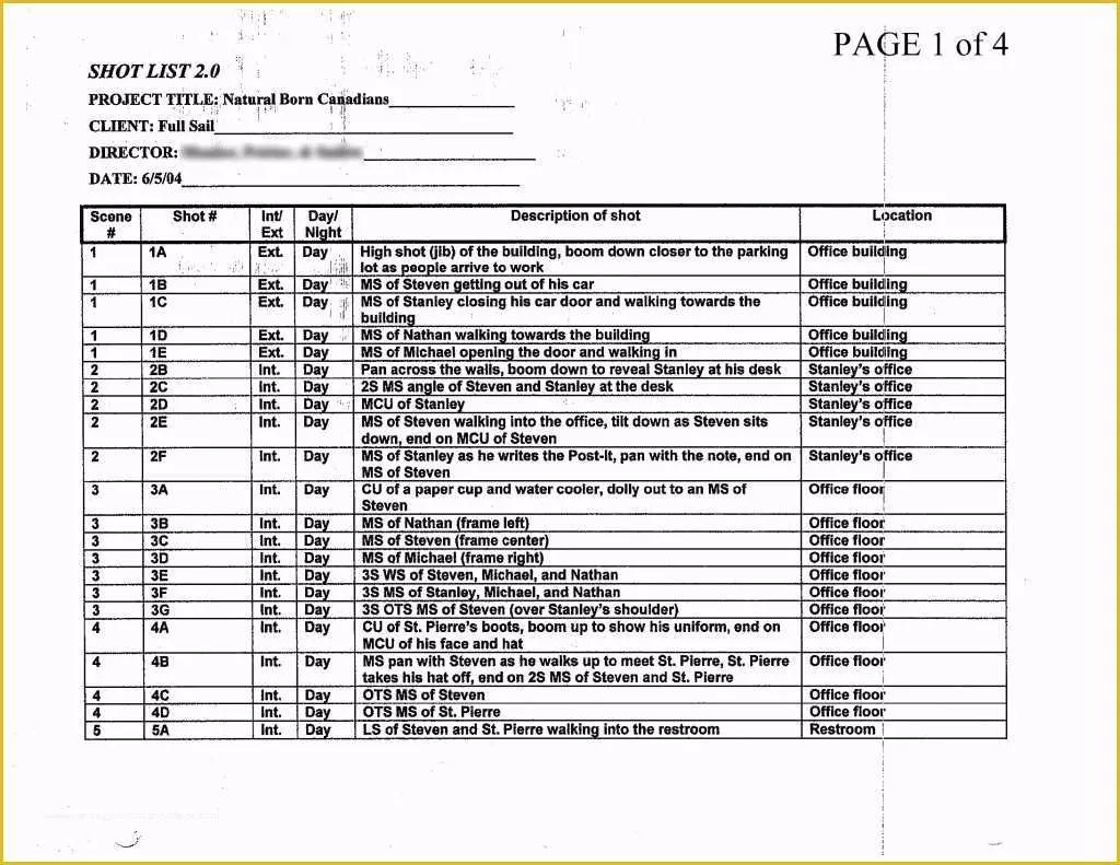 Film Schedule Template Free Of Mentarama Mentarama School Follies