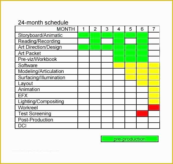 Film Schedule Template Free Of Production Schedule Template Excel 