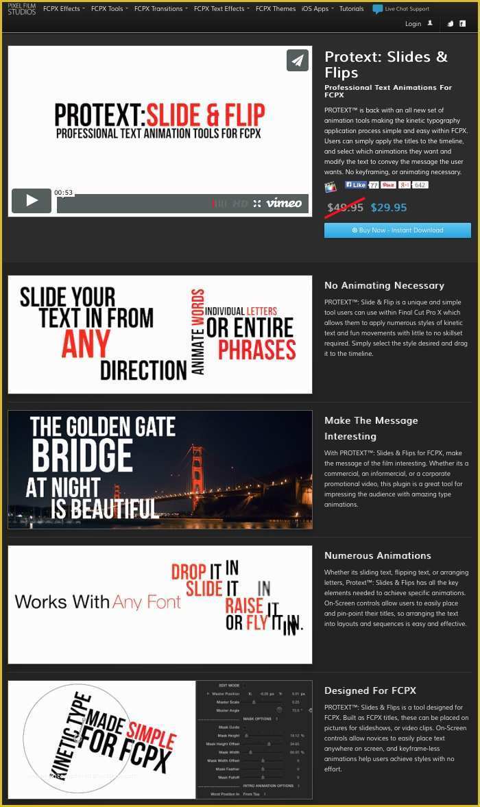Final Cut Pro Photo Slideshow Template Free Of A New Plugin Entitled Protext Slide and Flip Was Released