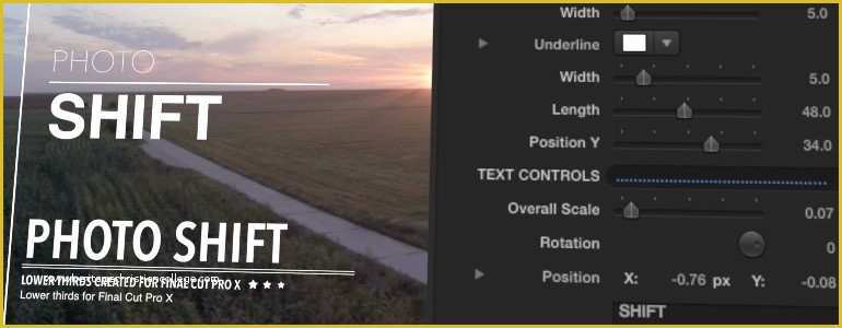 Final Cut Pro Photo Slideshow Template Free Of Final Cut Pro X Slideshow theme Shift