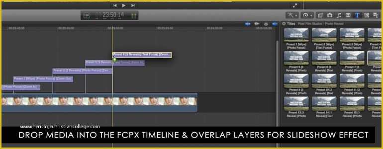 Final Cut Pro Photo Slideshow Template Free Of Final Cut Pro X Slideshow themes Reveal