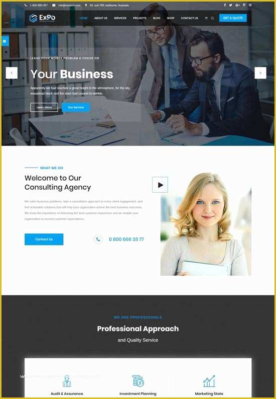 Finance Website Templates Free Download Of 50 Best Financial Website Templates Free & Premium