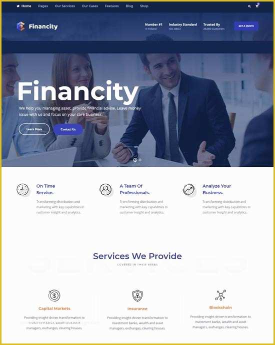 Finance Website Templates Free Download Of 50 Best Financial Website Templates Free & Premium