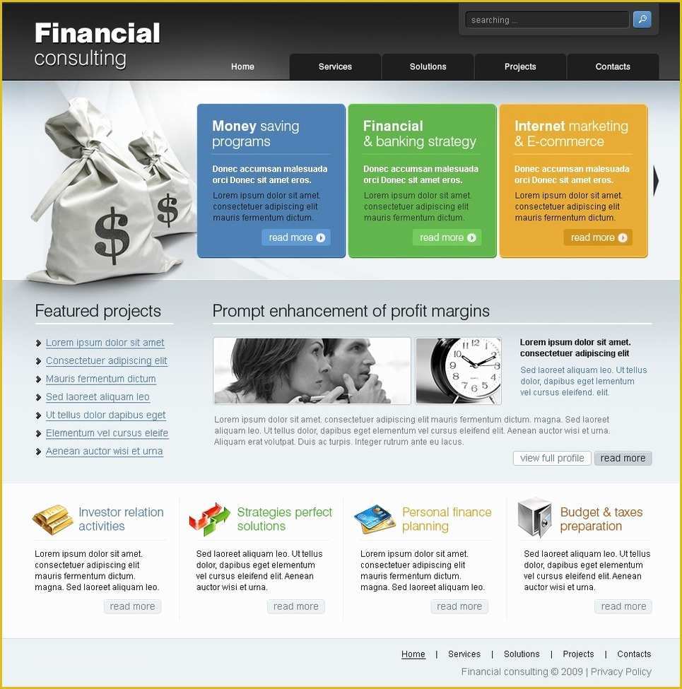 Finance Website Templates Free Download Of Financial Advisor Website Template Web Design Templates