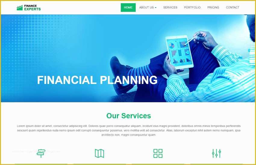Finance Website Templates Free Download Of Financial Services HTML5 Website Template Free Download