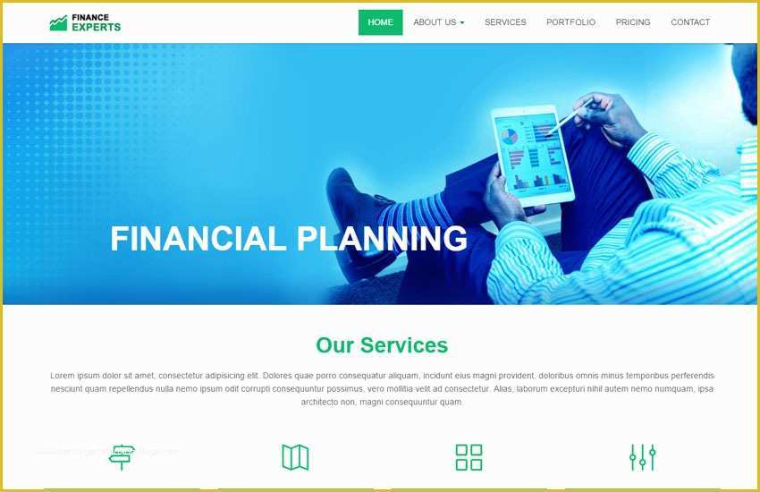 Finance Website Templates Free Download Of Financial Services HTML5 Website Template Free Download