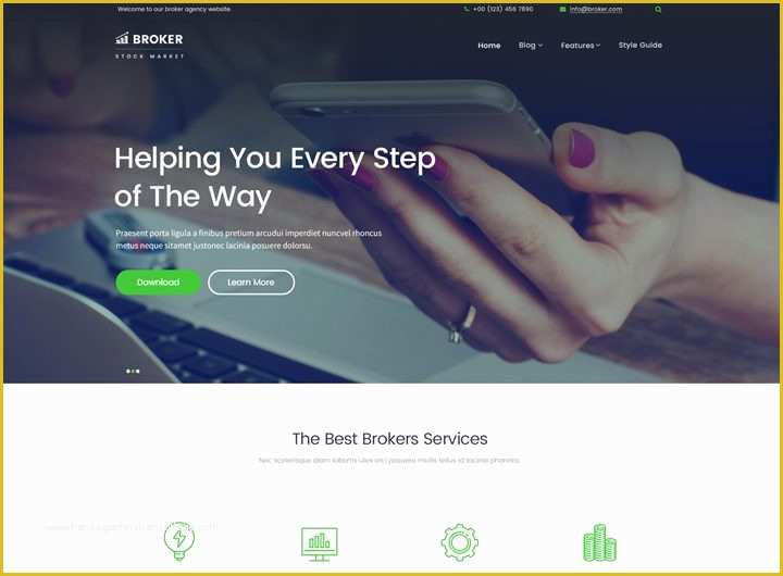 Finance Website Templates Free Download Of Free Website Template Ease Template