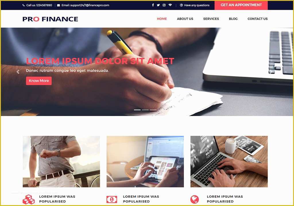 Finance Website Templates Free Download Of Pro Finance Website Templates Free for Financial
