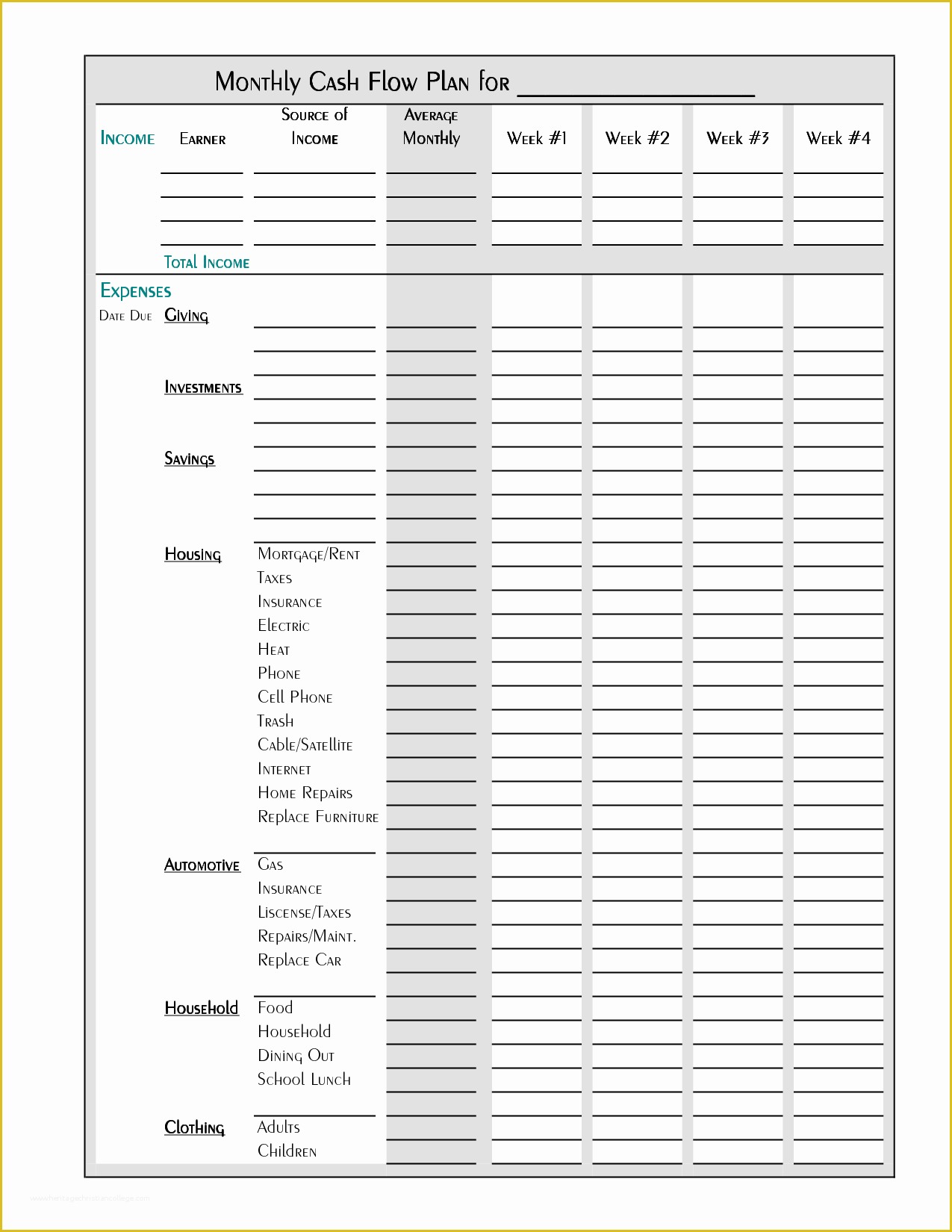 Financial Budget Template Free Of Free Printable Bud Worksheet Template