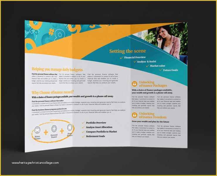 Financial Services Brochure Template Free Of Efinance Brochure Template Pack Brandpacks