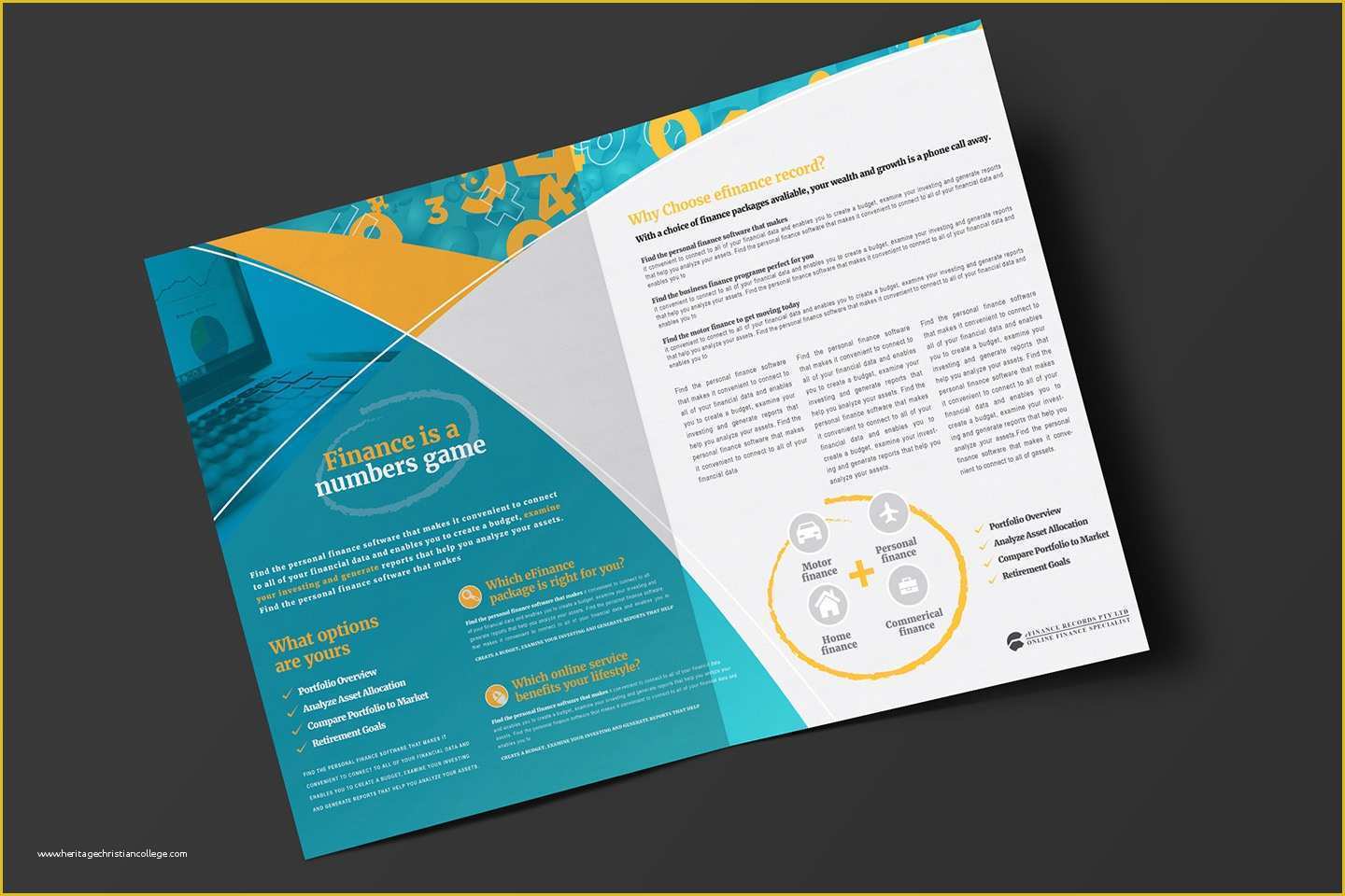 Financial Services Brochure Template Free Of Efinance Brochure Template Pack Brandpacks