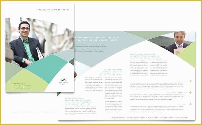 Financial Services Brochure Template Free Of Financial Advisor Brochure Template Design