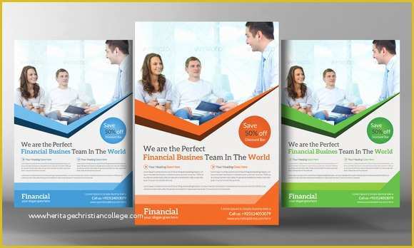 Financial Services Brochure Template Free Of Financial Flyer Template Flyer Templates On Creative Market