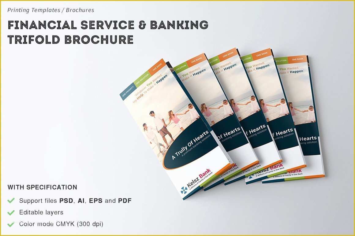 Financial Services Brochure Template Free Of Financial Service &amp; Banking Brochure Brochure Templates
