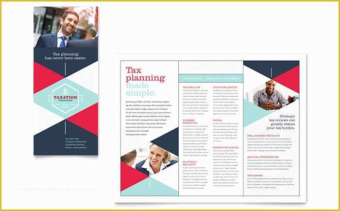 Financial Services Brochure Template Free Of Tax Preparer Brochure Template Design