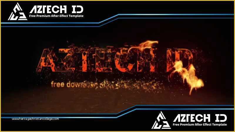 Fire Template after Effects Free Of after Effect Templates Fire Logo Reveal Aztech Design
