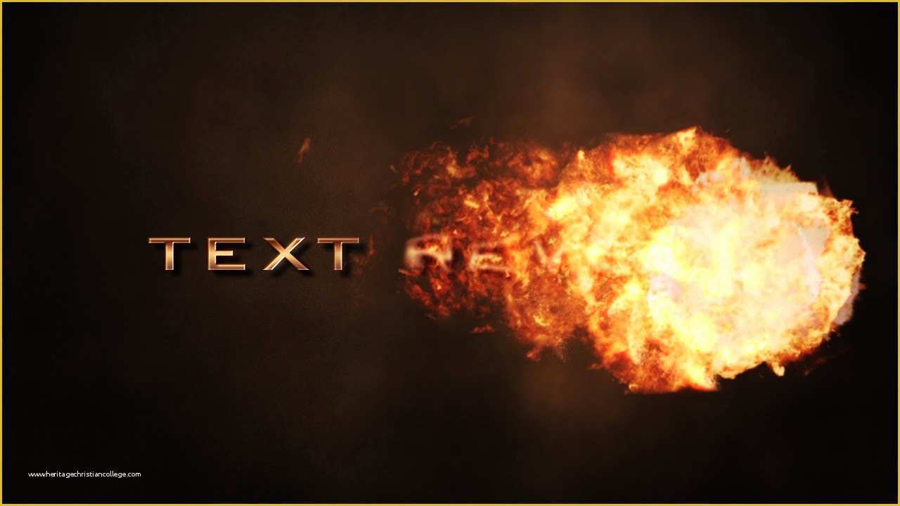 Fire Template after Effects Free Of after Effects Template Explosion Fire