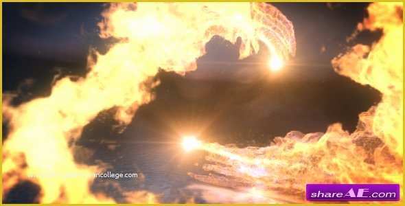 Fire Template after Effects Free Of Videohive Fire Dance Logo Reveal Free after Effects