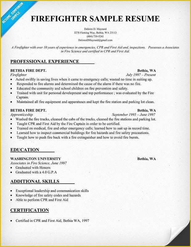 Firefighter Resume Templates Free Of 106 Best Images About Robert Lewis Job Houston Resume On