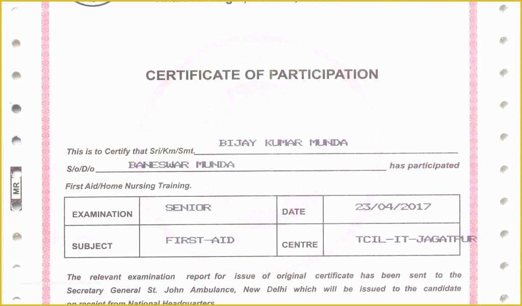 First Aid Certificate Template Free Of First Aid Certificate Template Free Better First Aid