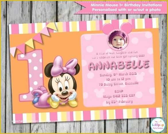 First Birthday Invitation Templates Free Download Of 1st Birthday Invitation Card Template Free Download