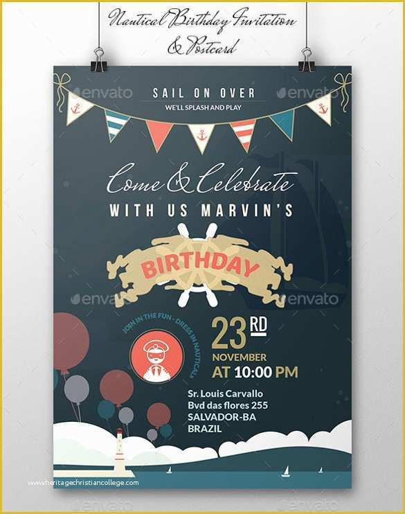 First Birthday Invitation Templates Free Download Of 22 Birthday Invitation Templates – Free Sample Example