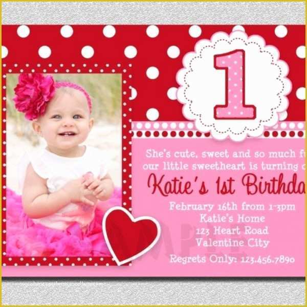 First Birthday Invitation Templates Free Download Of Birthday 1st Birthday Invitation Card Template Free