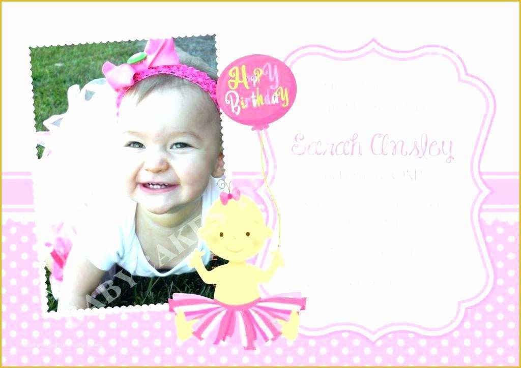 First Birthday Invitation Templates Free Download Of First Birthday Invitations Templates – Chunsecsw