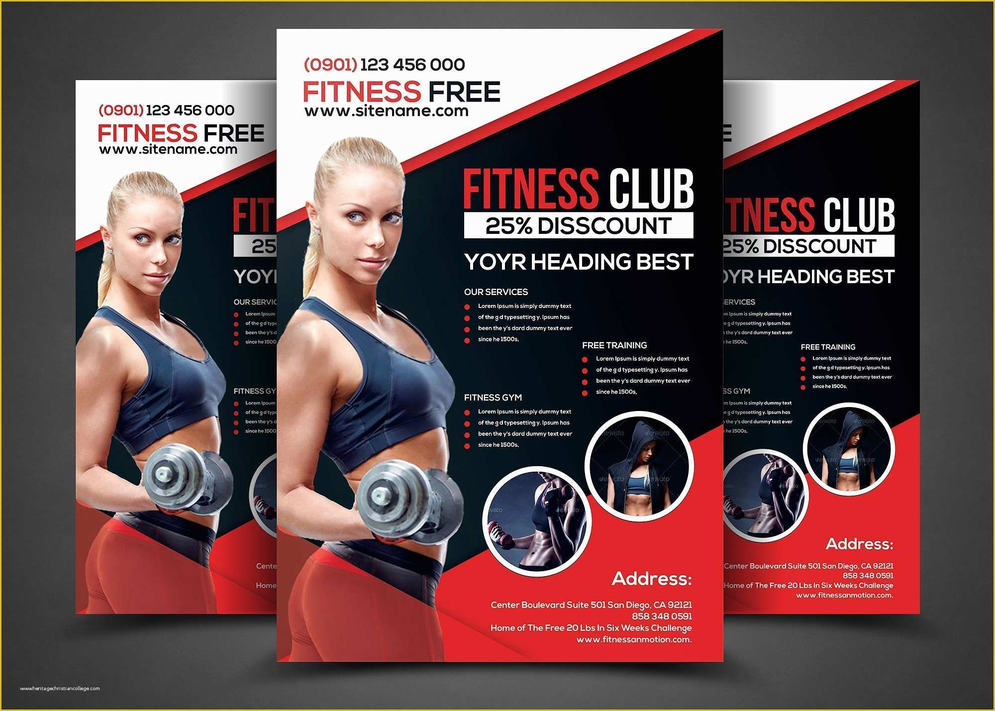 Fitness Poster Template Free Of 14 Gym Flyer Designs & Examples Psd Ai