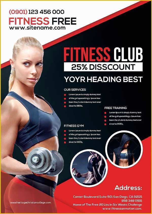 Fitness Poster Template Free Of 58 Fitness Flyer Templates Psd Word Ai Eps Vector
