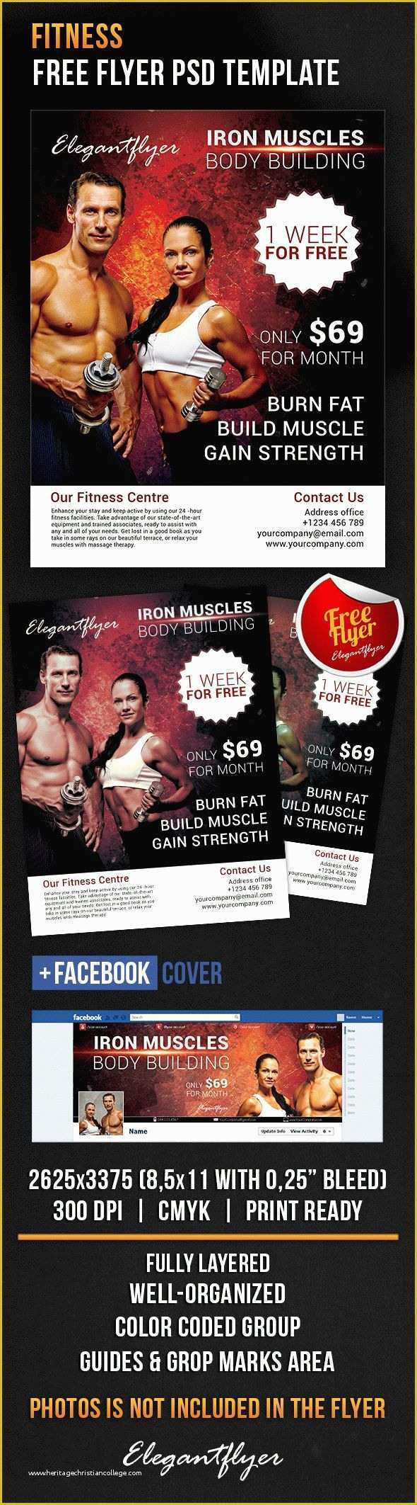 Fitness Poster Template Free Of Fitness Flyer – Free Psd Flyer Template – by Elegantflyer