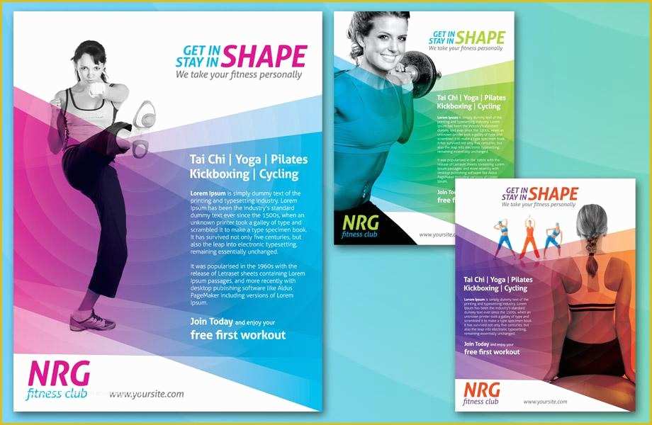Fitness Poster Template Free Of Fitness Flyer Template Yourweek 2d9ed8eca25e