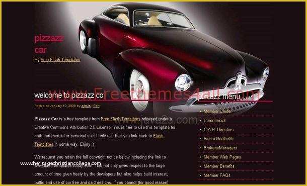 Fixed Header Website Templates Free Download Of Abstract Black Red Cars Css Template Freethemes4all