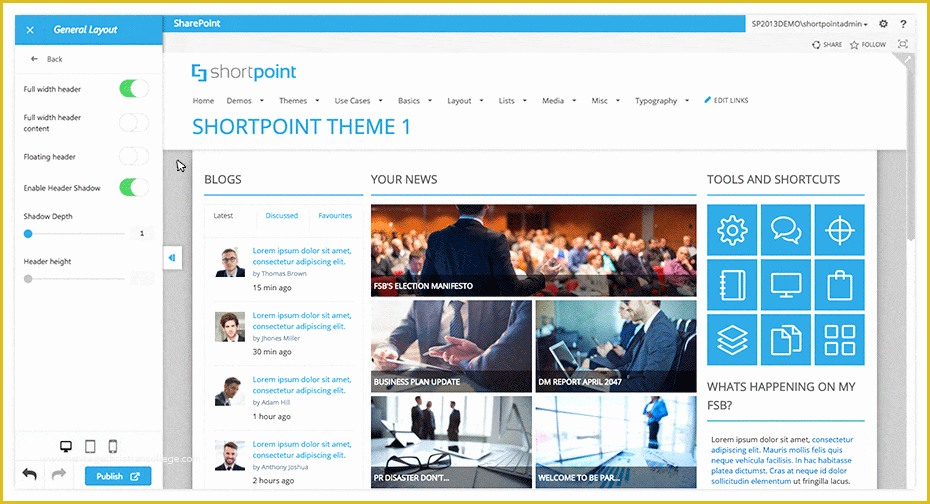 Fixed Header Website Templates Free Download Of Point themes &amp; Branding software