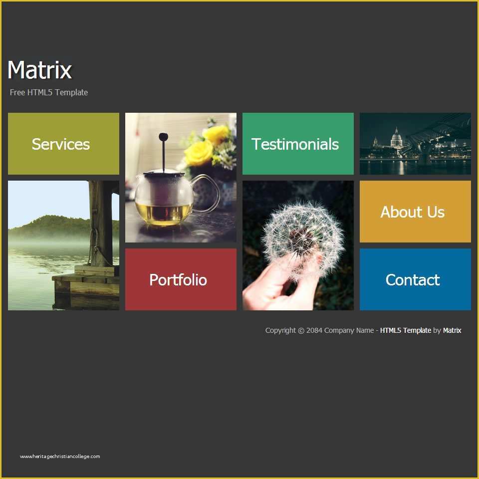 Flash Portfolio Templates Free Download Of 405 Matrix Template