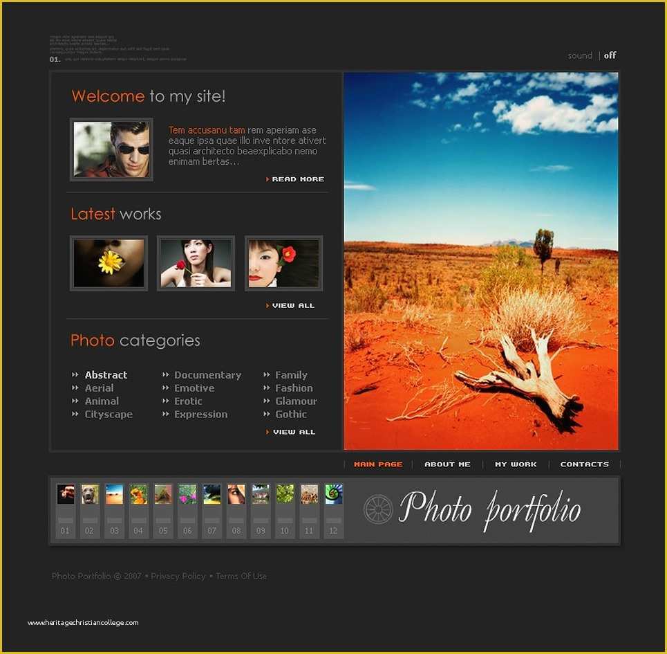 Flash Portfolio Templates Free Download Of Grapher Portfolio Flash Template