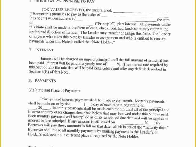 Florida Promissory Note Template Free Of 898 Best Images About Real Estate forms Word On Pinterest
