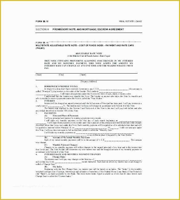 Florida Promissory Note Template Free Of Installment Promissory Note Template Free Unique Templates