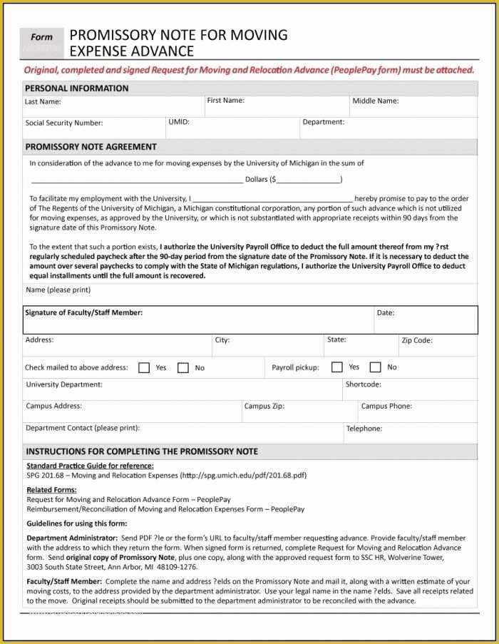 Florida Promissory Note Template Free Of Promissory Note Template Florida Free Template Resume